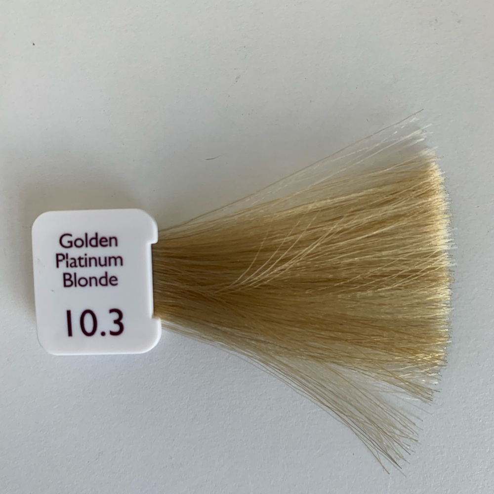 NATULIQUE Gold Platinum Blonde 10.3 Permanent Hair Color Lot Of 3 ammonia free
